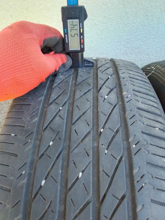 4 opony letnie Bridgestone 215/55R18, bieżnik 5,5mm.