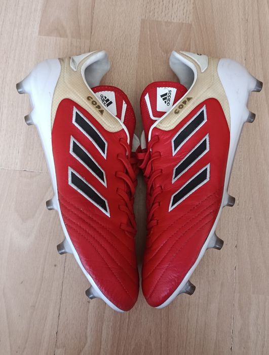 Profesjonalne korki Adidas Copa 17.1 FG Red Limit Skóra Kangura,rozmiar 42.