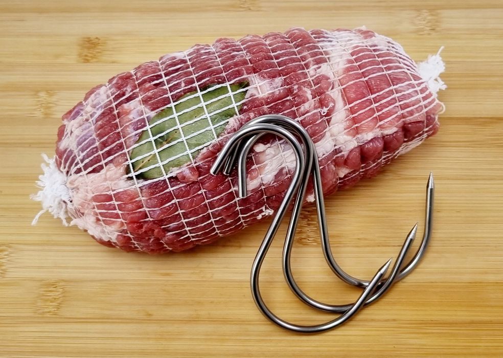 Hak Wędzarniczy Super Smoke typu "S" do mięs i wędlin 3mm 10cm Premium