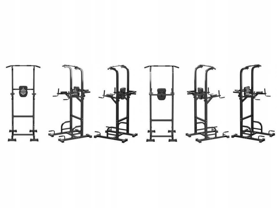 STACJA FITNESS Sportsroyals Power Tower Dip Duży udźwig NOWY