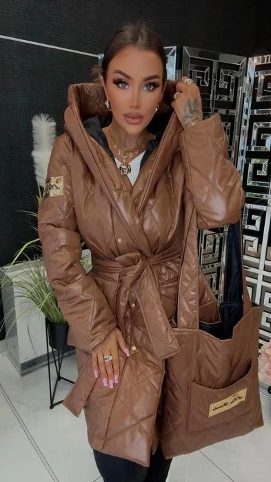 Kurtka Lola Bianka jesienno wiosenna camel