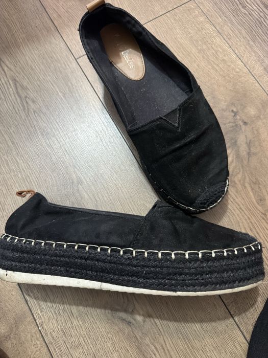 Mokasyny na platformie boho
