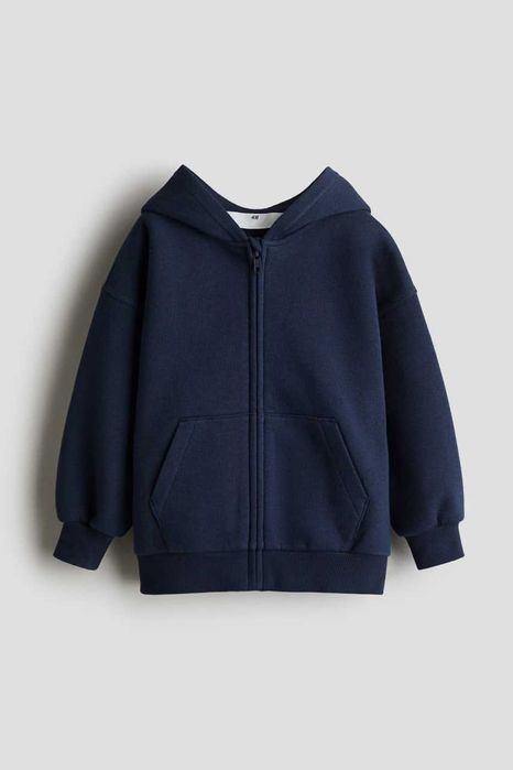 Худі H&M для хлопчика на блискавці, зіпка, тепла кофта на флісі