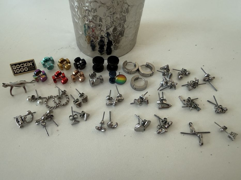 Brincos + pulseira