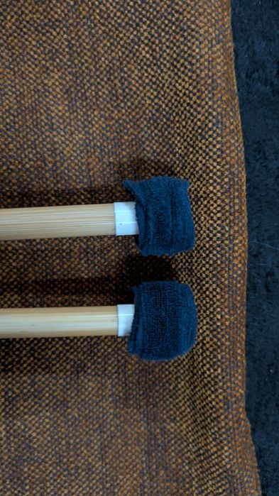 Baquetas de tímpanos de flanela