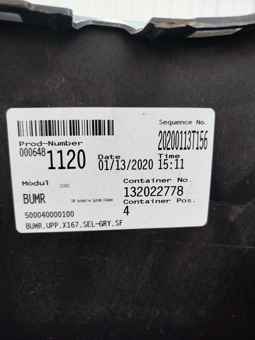 Бампер задній Mercedes GLS X167 оригінал A1678855001 в зборі