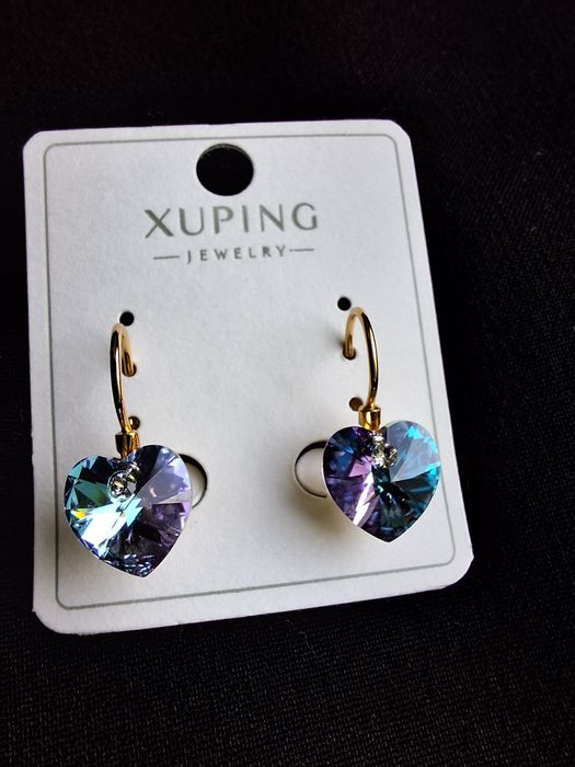 Kolczyki serca wiszące