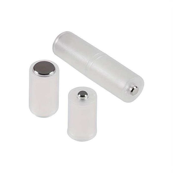 4 Adaptadores de pilhas AAA para AA