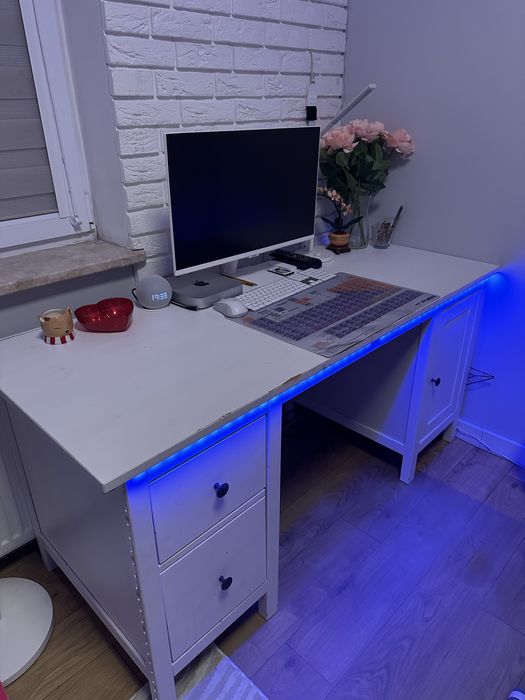 Biurko Hemnes białe Ikea