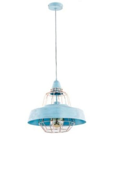 Lampa wisząca niebieska