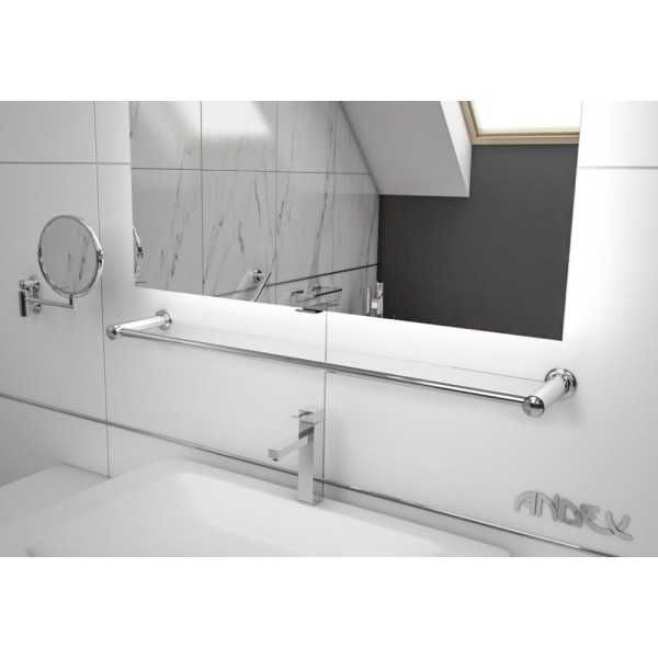 Półka łazienkowa szklana 50cm ANDEX Classic 051/50/CC *powystawowe*