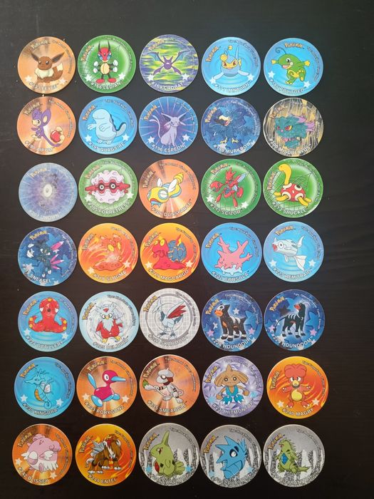Tazos Pokémon sticker completa 35/35