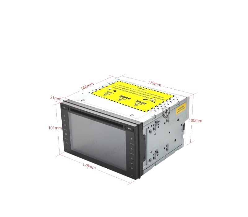 AUTO RADIO UNIVERSAL GPS ANDROID 10.0 DVD SD USB ECRA TACTIL HD