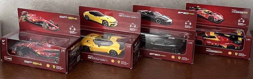 Модельки shell ferrari collection 2025