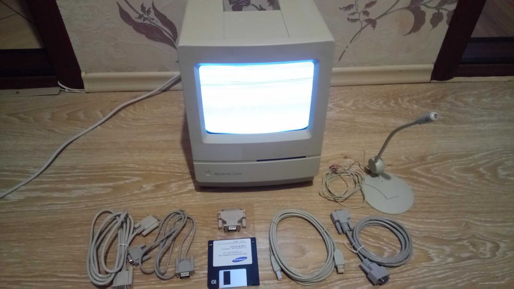 Macintosh Classic 1988 г Apple Macintosh компьютер Макинтош ретро Apple Mac раритетный компьютер