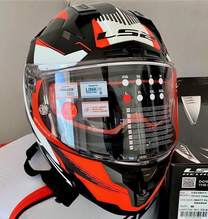 Capacete NOVO LS2 Challenger Carbon/Kevlar matt (44% DESCONTO) Em XS e XL
