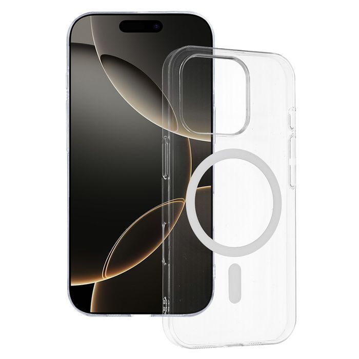 Transparent Slim Magsafe Case do Iphone 17 white