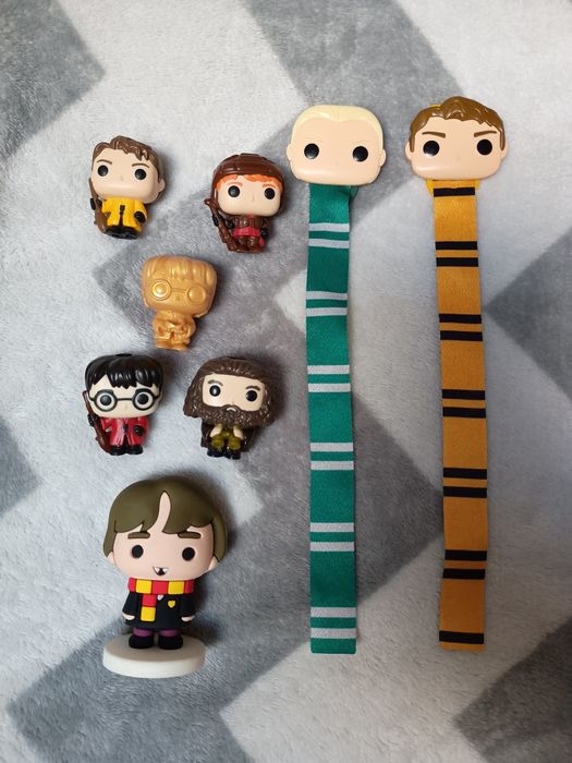 Figurki Harry Potter - Neville + zabawki z Kinder Joy