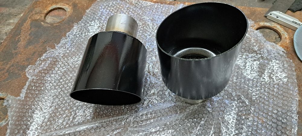 Końcówki wydechu  stal nierdzewna 90mm,100mm ,114mm , 129 mm