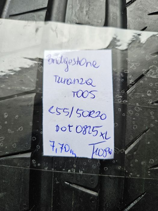 Bridgestone 255/50 r20 Turanza T005 /// NOWA 2025r wysyłka