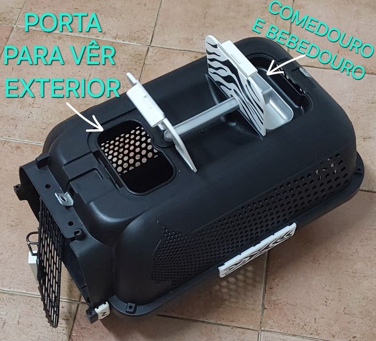 TRANSPORTADORA ANIMAL LAVADA PARA CÃO OU GATO. Casa,Veterinário, Quarto, Viagem, Transporte.