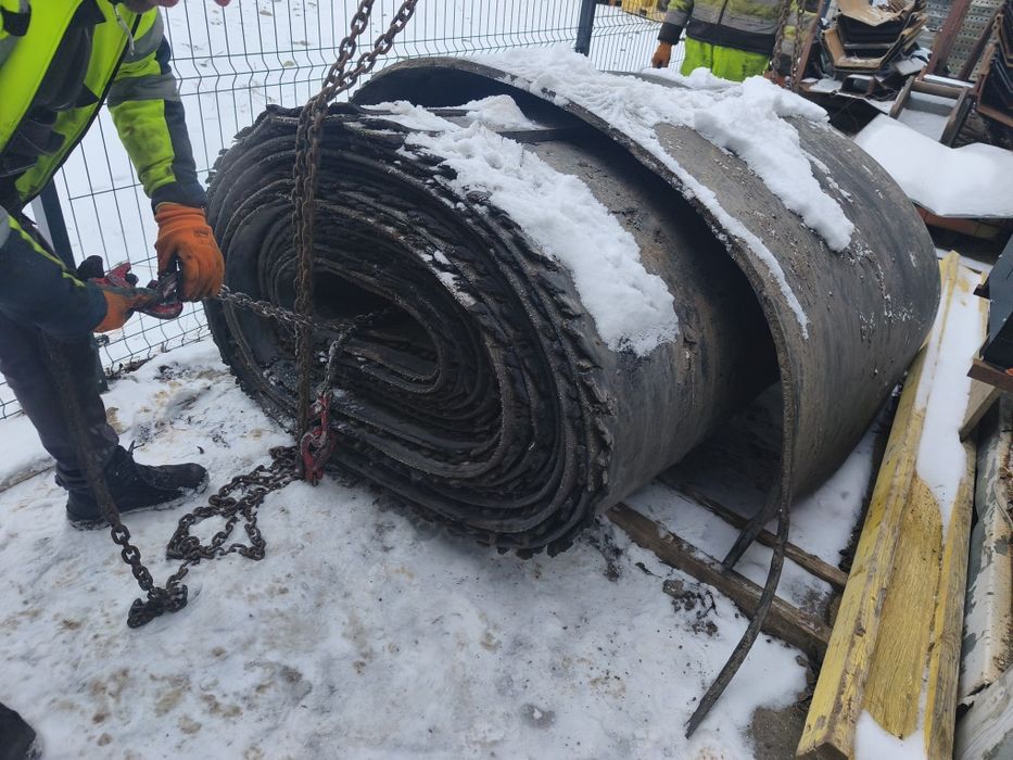 Guma zbrojona taśmociąg mata gumowa
