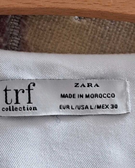 Zara biala midi sukienka