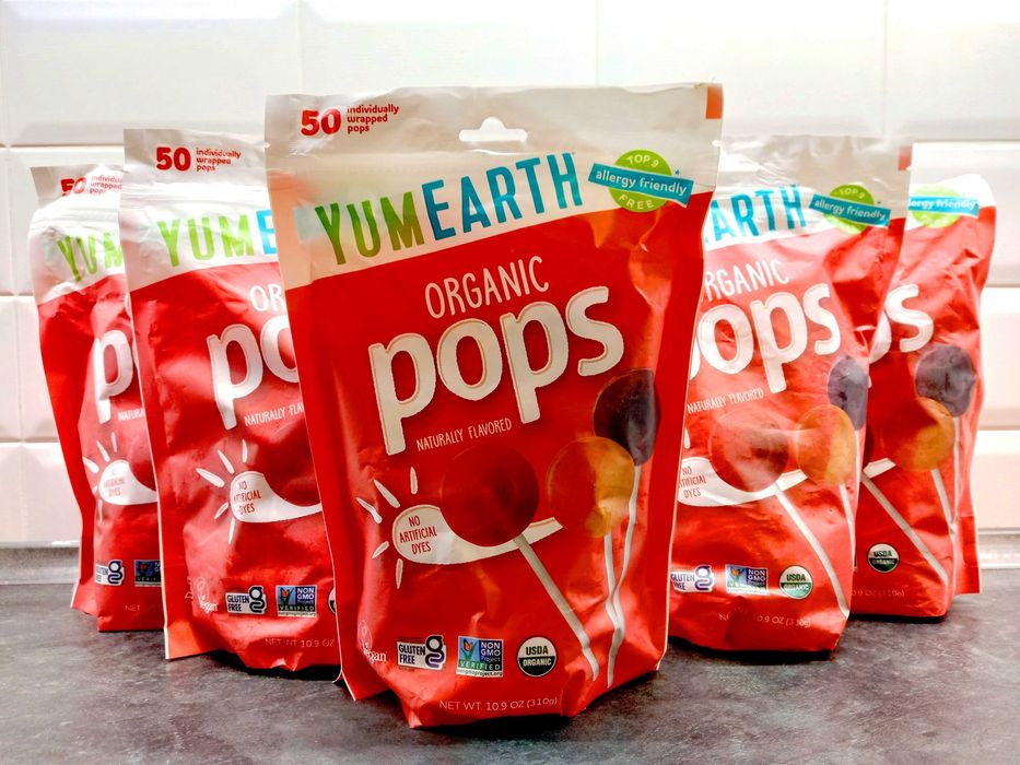 YumEarth, Organic pops (20шт.-50 шт., 8 вкусов), органические леденцы