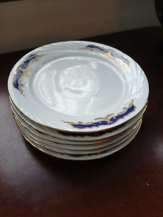 Niemieckie talerze śniadaniowe 6 sztuk komplet