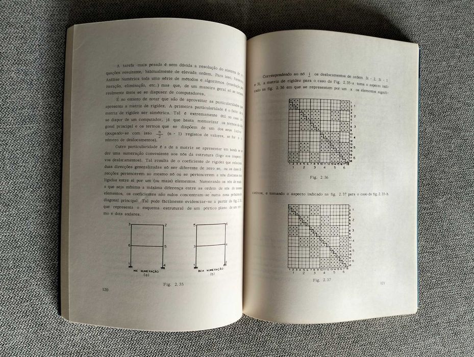 Livro "Análise Matricial de estruturas" de Segadães Tavares