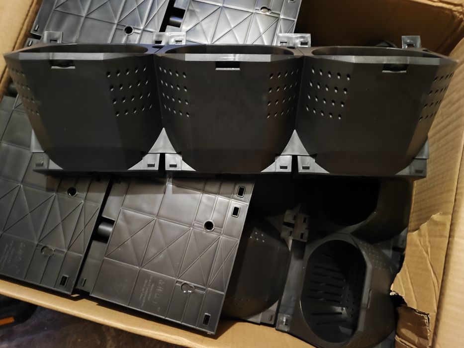 OGRÓD WERTYKALNY wiszące modułowe doniczki, domowy zielnik