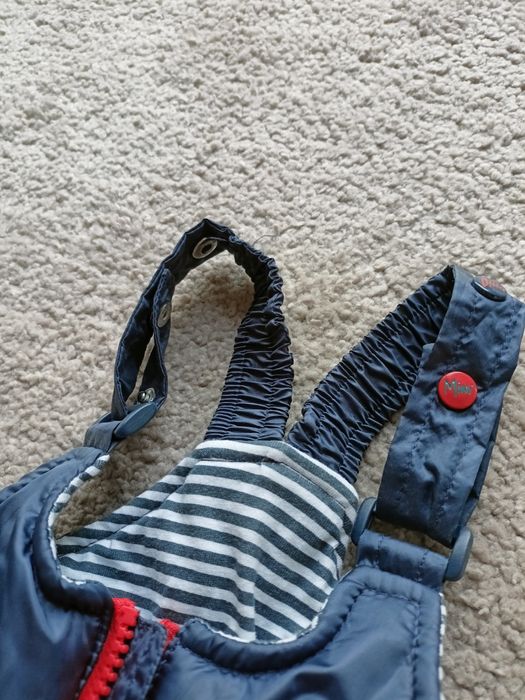 Spodnie zimowe 86 na szelkach