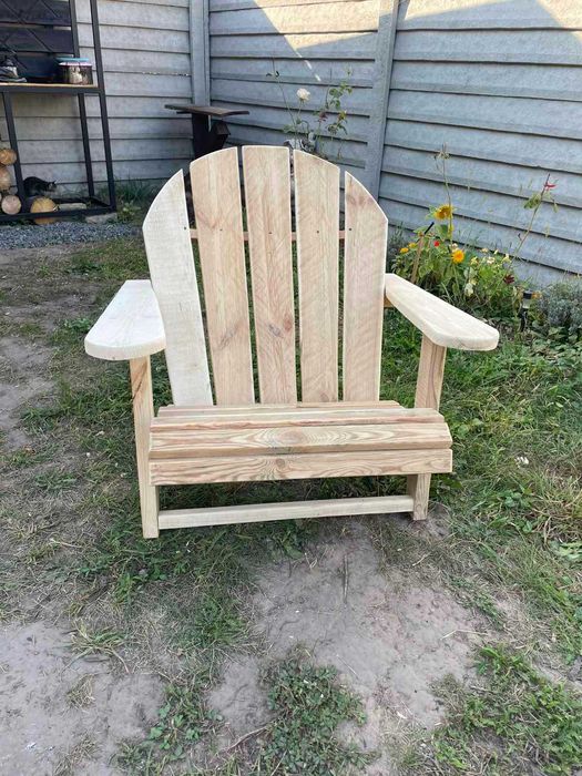 Крісло садове з дерева Адірондак