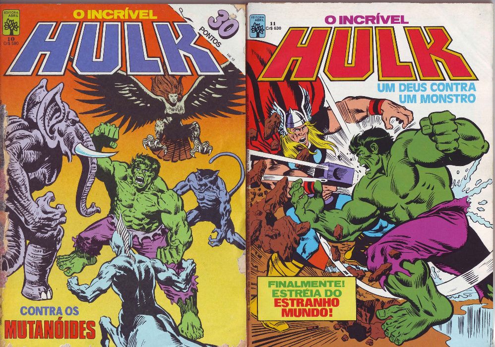 BD Marvel - H U L K - n.º 06 a 50