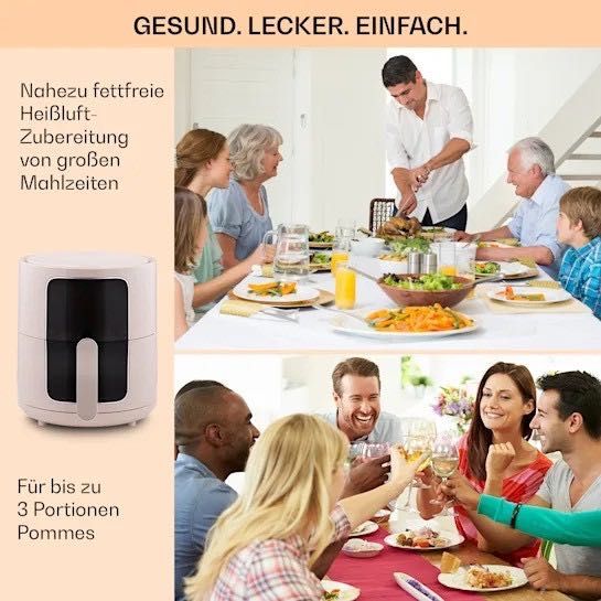 Фритюрница Crisp-Pro Air Fryer 1400W 3,5 литра Таймер на 8 программ