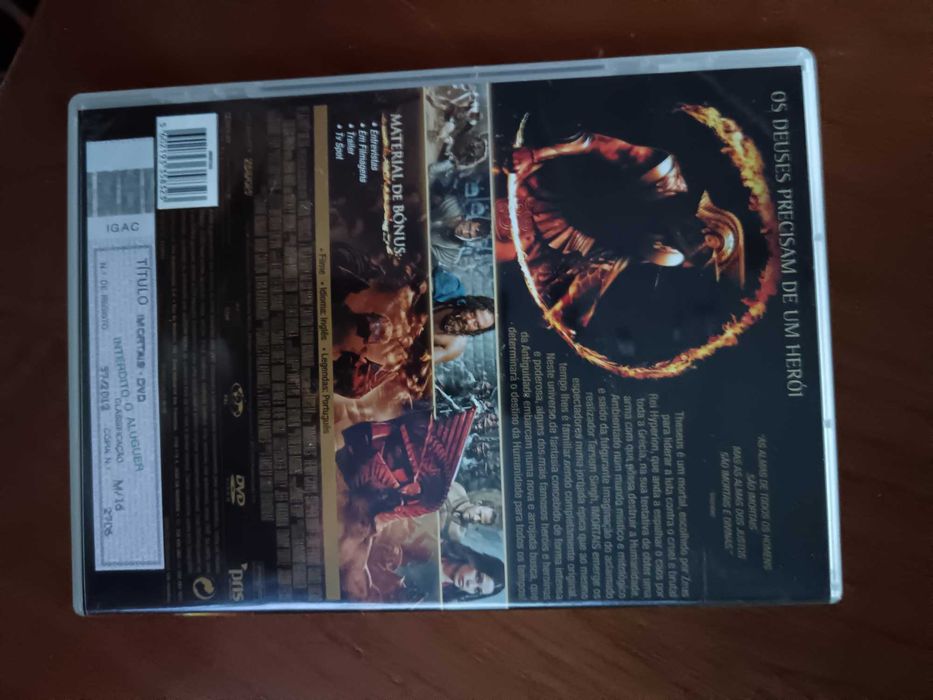 filme dvd original - imortais