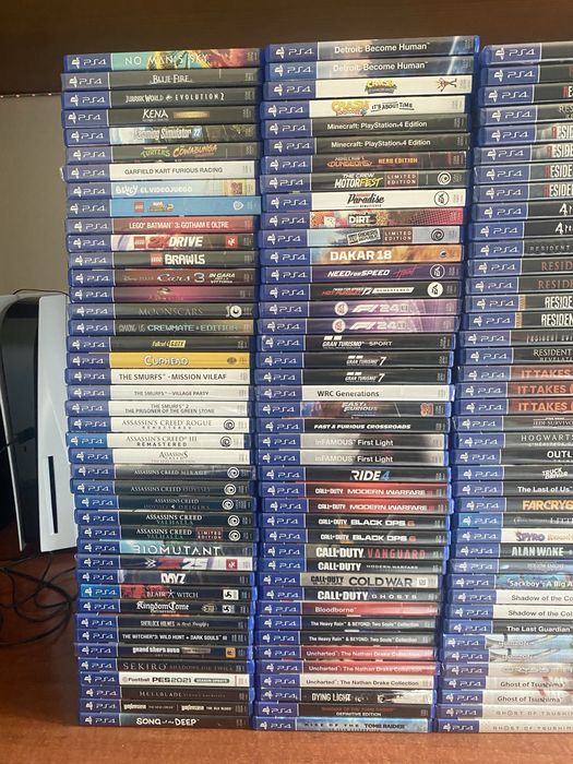 Lote de jogos PS4 e PS5