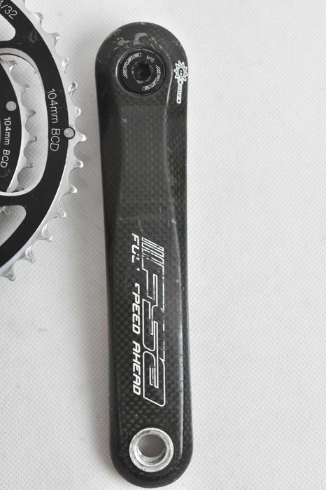 retro mtb korba FSA carbon ! ISIS ! 175mm ! 22/32/44z !