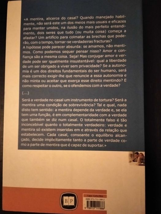 'A mentira na relação a dois'