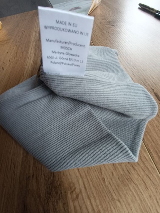 Czapka z kominem wiosenna chłopięca