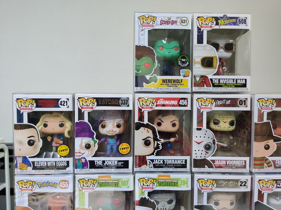 Funko Pop Rick and Morty, TMNT, Terror, etc.