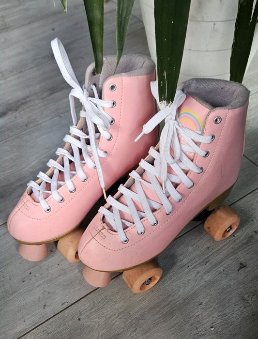 Wrotki różowe retro Vintage Riders r. 39