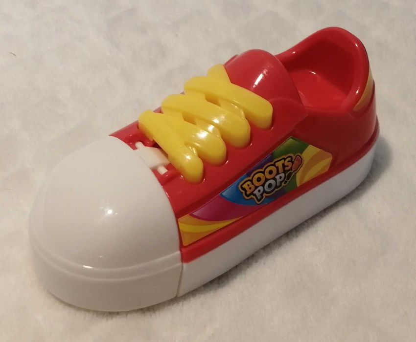 Pojemnik na lizaka, but, trampek, 10,5cm, Pop, Johny Bee (Zabawka)
