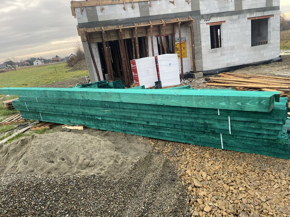 Więźba dachowa , Tarcica budowlana.