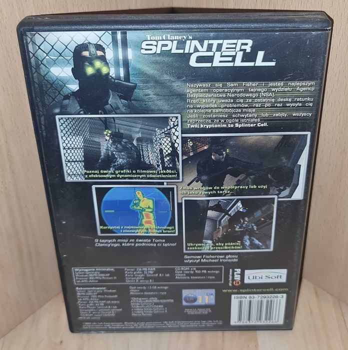 Tom Clancy's Splinter Cell 1 / pc / pl / db- /