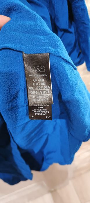 Bluzka rozm.46 niebieska