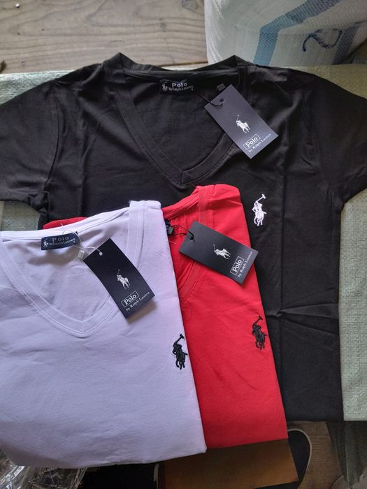 Koszulka damska tshirt Ralph Lauren kolory premium S-XXL
