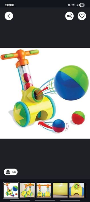 Каталка катапульта дитяча