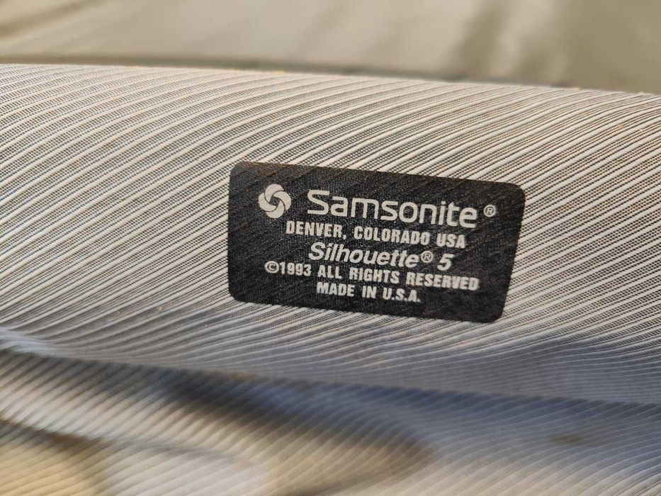 Вінтажна валіза Samsonite Silhouette 5, жорстка, на колесах Б/У