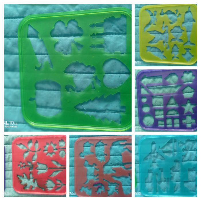 Pasta com letras/moldes/quadro com lousa